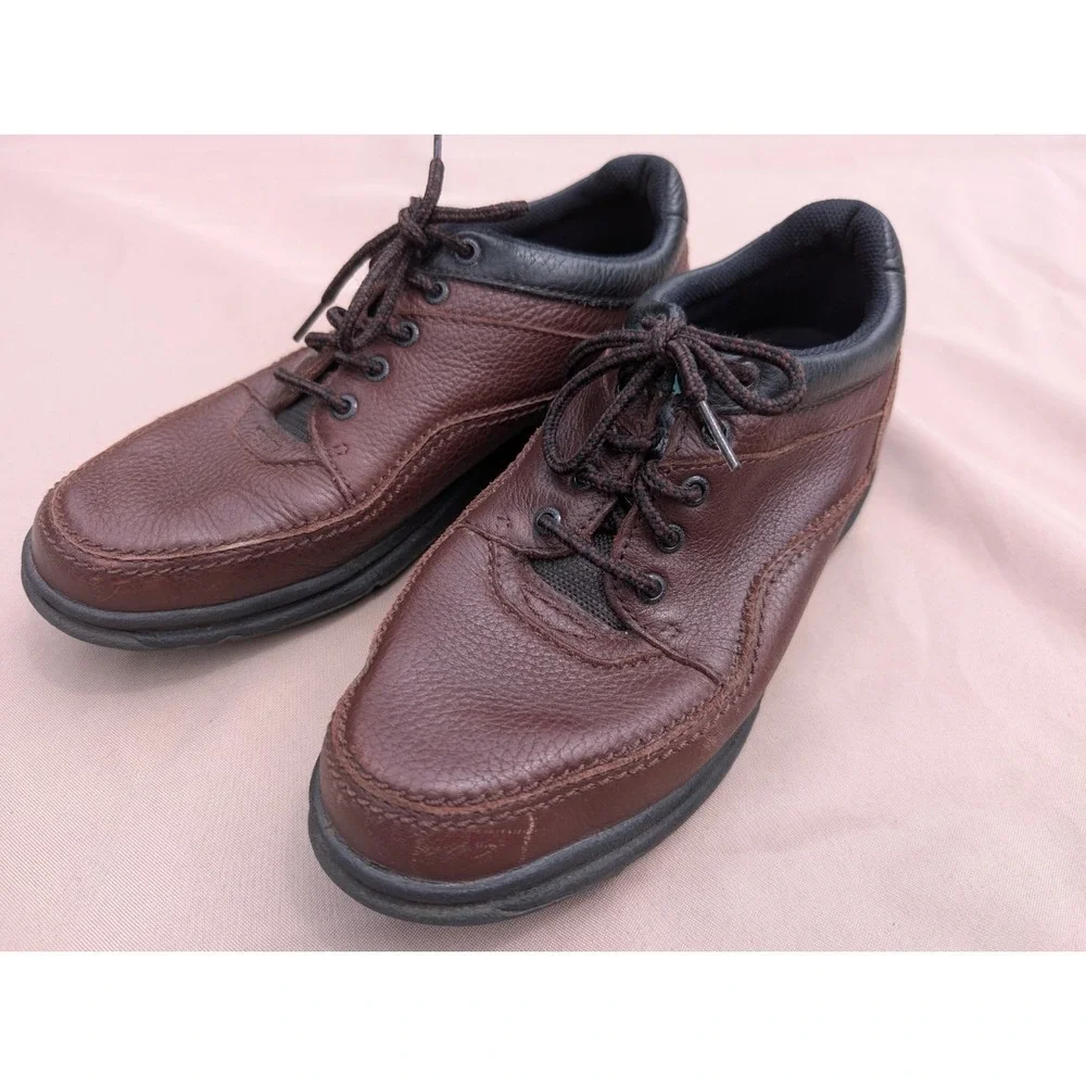 ROCKPORT Brown Leather Casual Shoes Mens Size US 10M EUR 44